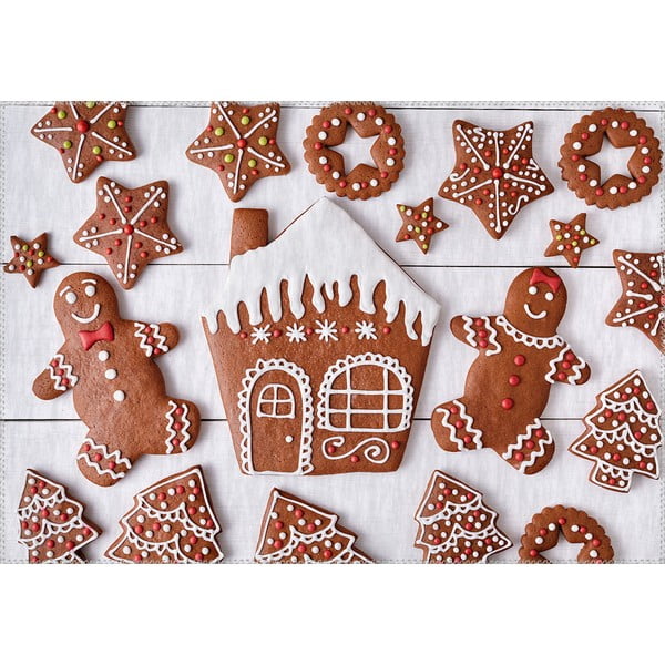 Tepih Vitaus Christmas Period Cute Cookies, 50 x 80 cm