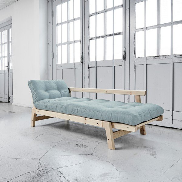 Sofa na razvlačenje Karup Step Natural / Sky Blue-image-2