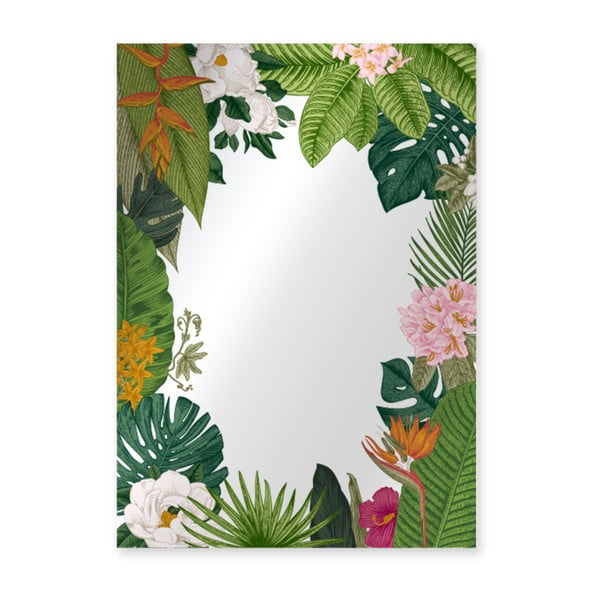 Zidno ogledalo Surdic Espejo Decorado Tropical Frame, 50 x 70 cm