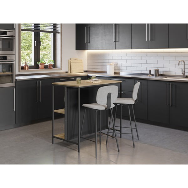 Barski stol u dekoru hrasta 60x100 cm Sagi – Marckeric-image-3