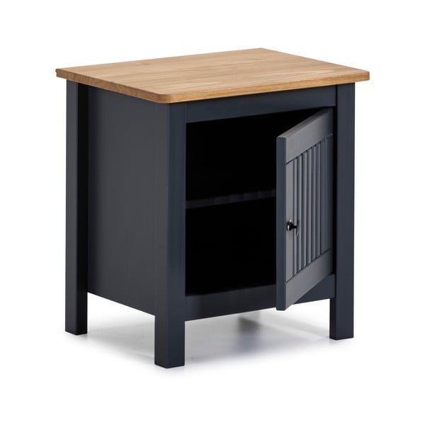 Sivi drveni noćni ormarić Marckeric Bruna-image-4