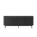 Crna komoda 200x80x40 cm Willa – MOME