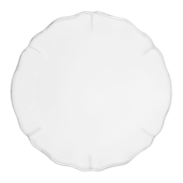 Bijeli zemljani tanjur za posluživanje Costa Nova Alentejo, ⌀ 34 cm