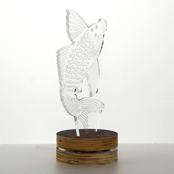 3D Big Fish stolna lampa-image-1