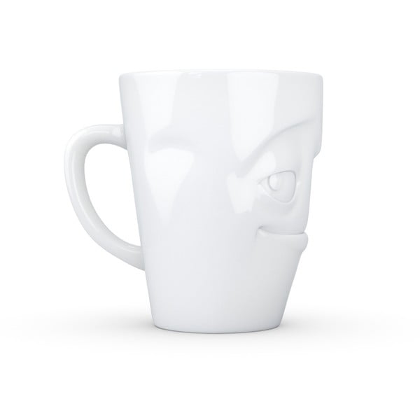 Bijela porculanska šalica s ručkom, vragolast, 58products-image-4