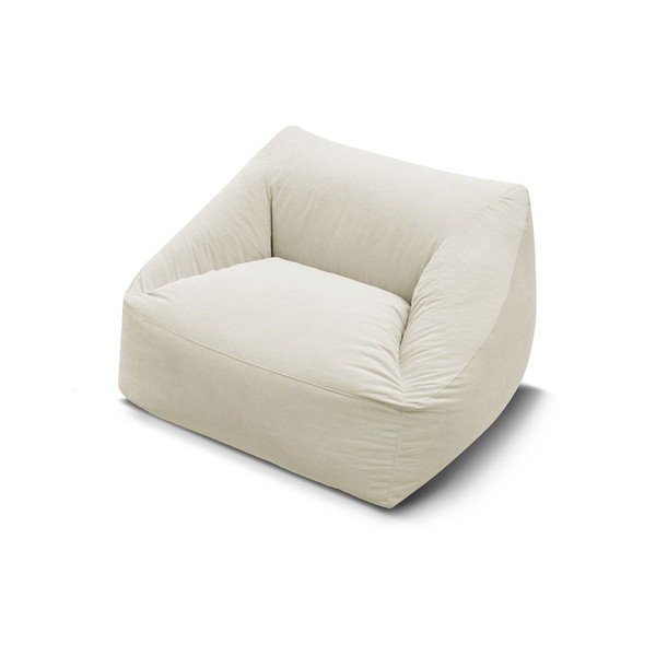 Bež vreća za sjedenje od samta Lilibet – Bobochic Paris-image-3