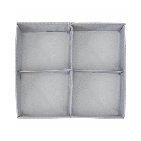 Sivi organizator sa 4 dijela za ladicu InterDesign Aldo, 30,5 x 35,5 cm-image-3