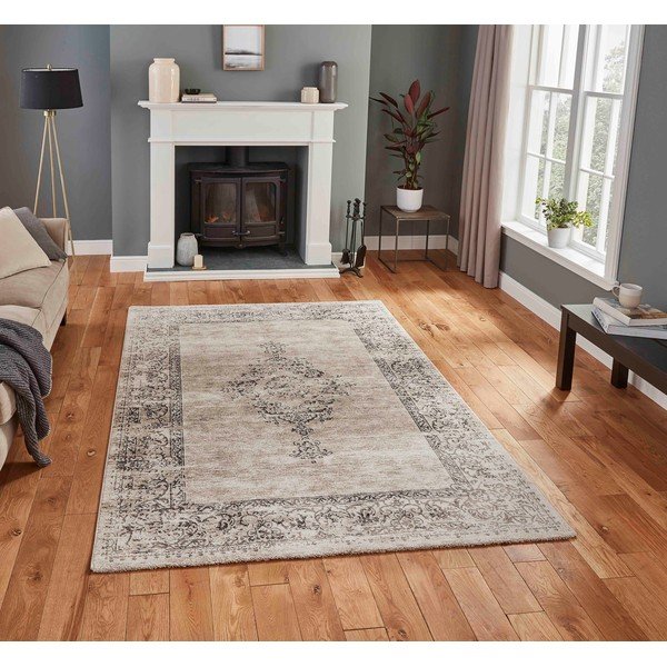 Krem tepih 120x170 cm Milano – Think Rugs-image-1