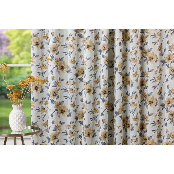 Žuta /krem zavjesa 210x245 cm Cefalu – Mendola Fabrics-image-3