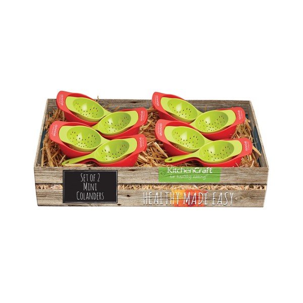 Set od 2 mini cjedila Kitchen Craft Healthy Eating-image-2