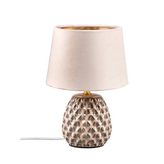 Bež stolna lampa (visina 27 cm) Ariana – Trio