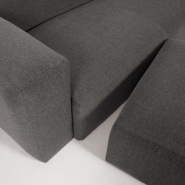 Sivi tabure Kave Home Blok, 90x70 cm-image-4
