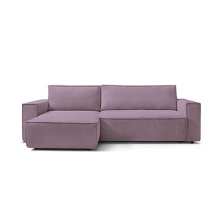 Ružičasti dvostrani kauč na razvlačenje Bobochic Paris Nihad
