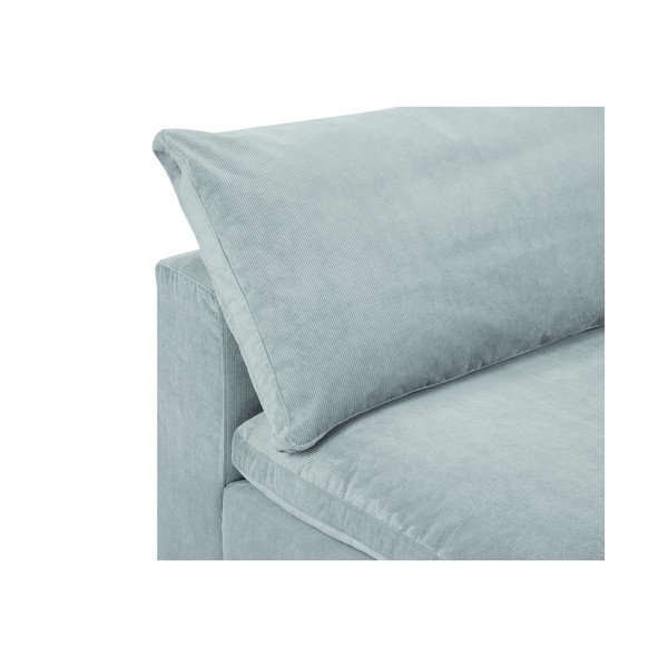 Svijetloplavi kutni dio modularne sofe od samta Windsor & Co Sofas Galaxy, desni kut-image-1