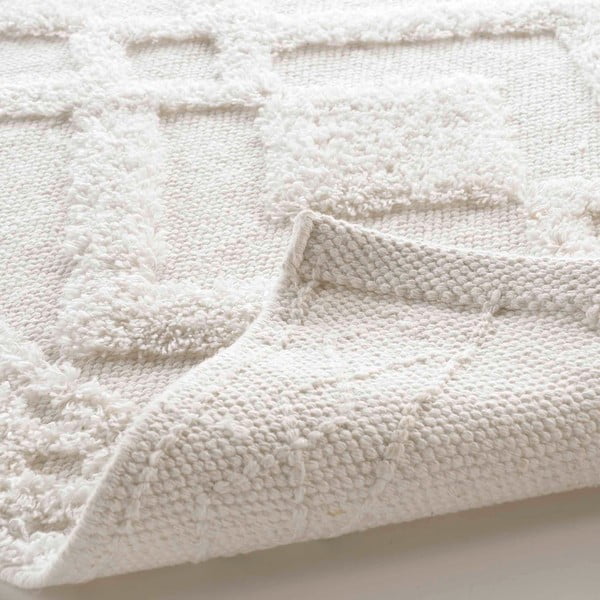 Bijela kupaonska prostirka 50x80 cm Gladis – douceur d'intérieur-image-3