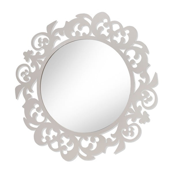 Bijelo metalno ogledalo Brandani Preciozi