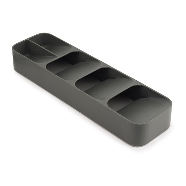 Sivi plastičan organizator pribora 11 x 39,5 cm Duo – Joseph Joseph-image-3