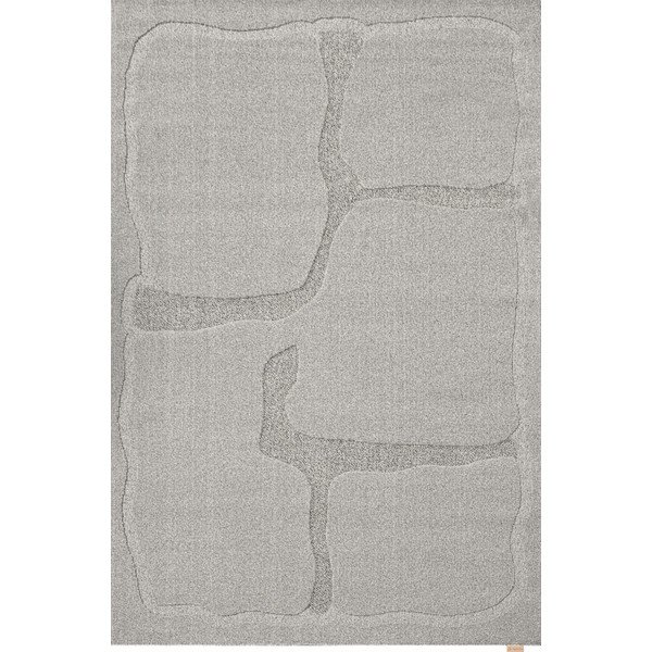 Sivi vunen tepih 200x300 cm Morphic Organica – Agnella
