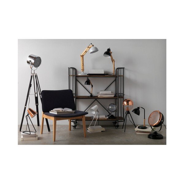 Crna stolna svjetiljka Guske Industrial-image-1