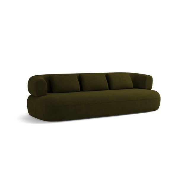 Zelena sofa od bouclé tkanine 226 cm Jenny – Micadoni Home-image-2