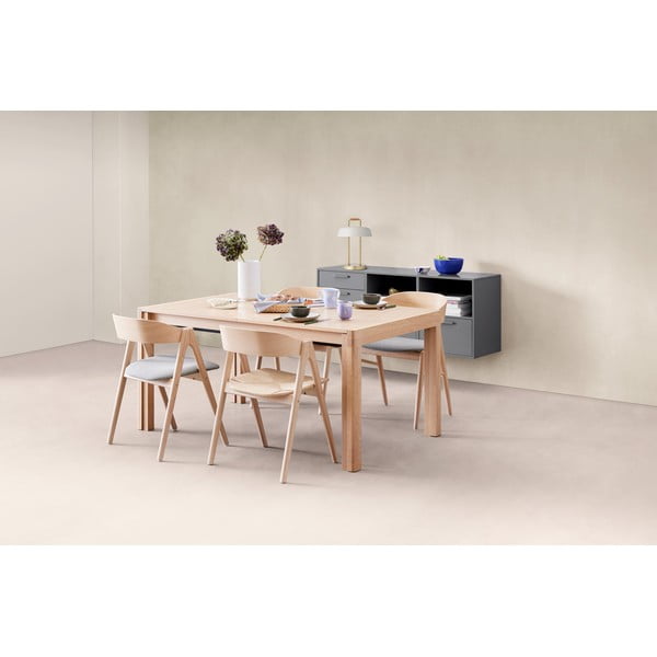 Proširiv blagovaonski stol s dodatnom pločom u dekoru hrasta 96x160 cm Join – Hammel Furniture-image-1