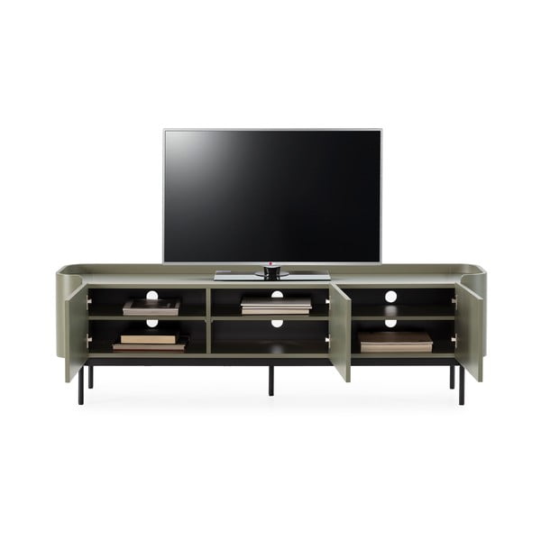 Zelena TV komoda 180x55x40 cm Willa – MOME-image-3