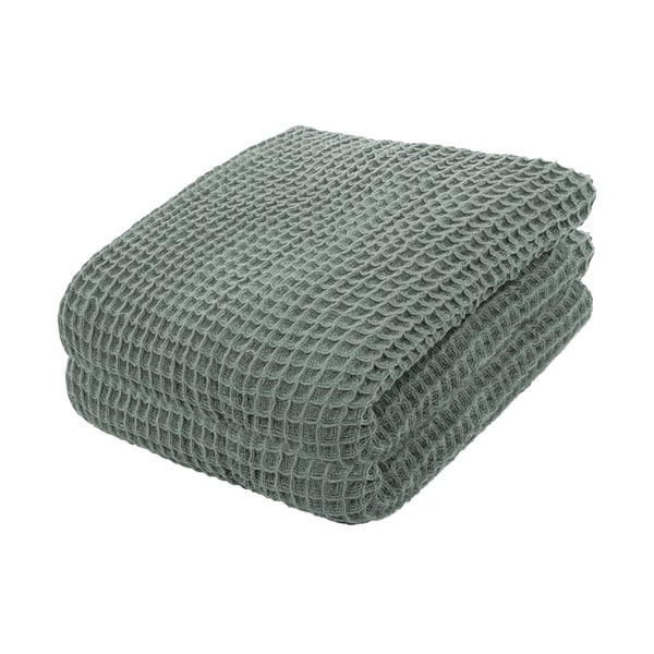 Zeleni pamučni pokrivač za krevet Tiseco Home Studio, 250 x 260 cm