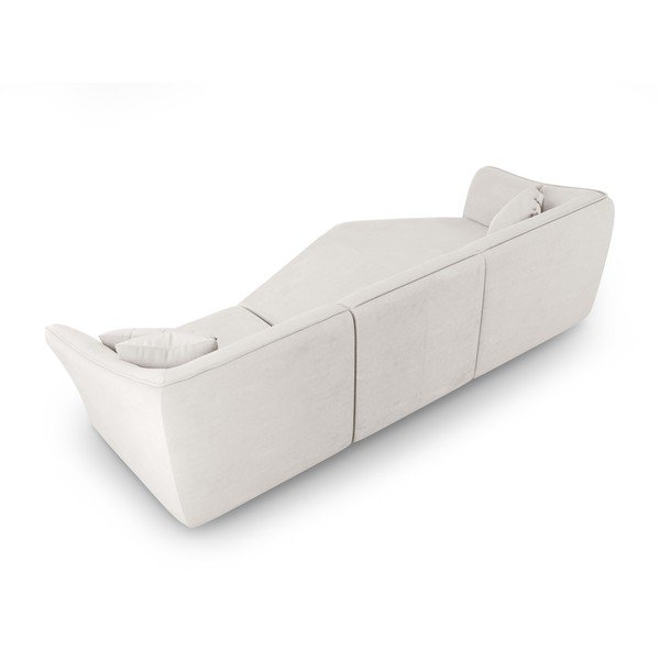 Crna baršunasti kutna garnitura Tokyo – Cosmopolitan Design-image-3