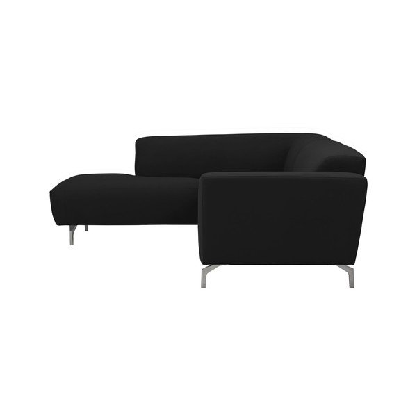 Crna kutna garnitura Windsor &amp; Co Sofas Orion, lijevi kut-image-2