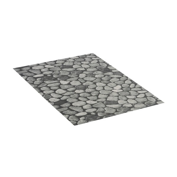 Siva plastična kupaonska prostirka 50x80 cm Sassi - Wenko-image-2