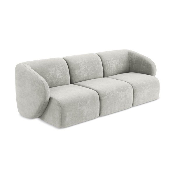 Svijetlo siva sofa od šenila 244 cm Lani – Makamii-image-2