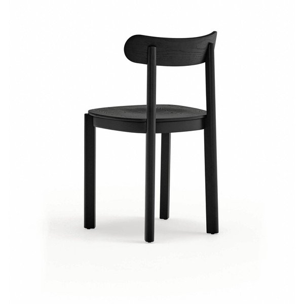 Crna blagovaonska stolica u dekoru jasena Nara – Teulat-image-4