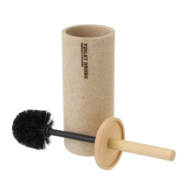 Bež WC četka od polyresina – Casa Selección-image-1