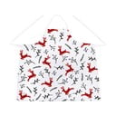 Pamučna pregača s božićnim motivima Butter Kings They Are Flying