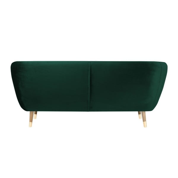 Tamnozelena baršunasta sofa Mazzini Sofas Benito, 188 cm-image-4