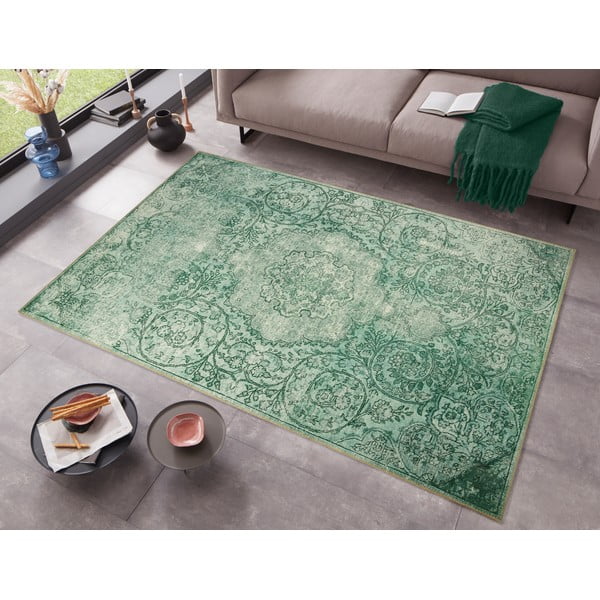 Zeleni tepih Ragami Chenile, 120 x 170 cm-image-1