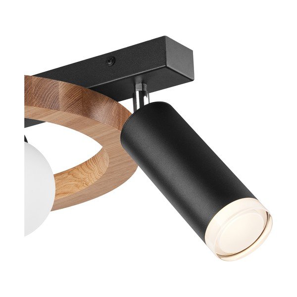 Crna/u prirodnoj boji stropna svjetiljka 40x50 cm Otis – LAMKUR-image-3