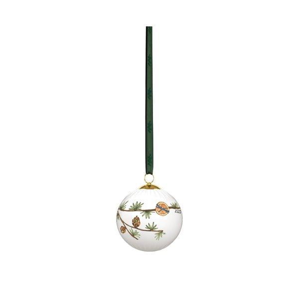 Porculanski božićni ukras ø 6 cm Hammershøi Christmas Bauble 2025 – Kähler Design-image-4