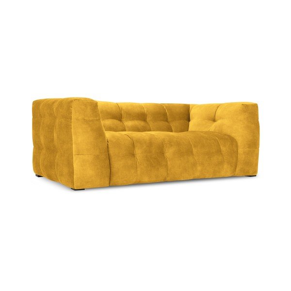 Žuta baršunasta sofa Windsor & Co Sofas Vest, 208 cm-image-3