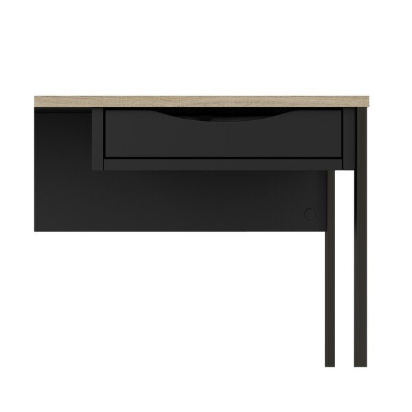 Crni radni stol Tvilum Function Plus, 110 x 48 cm-image-4