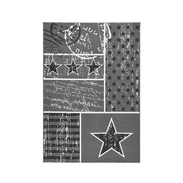 Sivi tepih Hanse Home City & Mix Stars, 140 x 200 cm