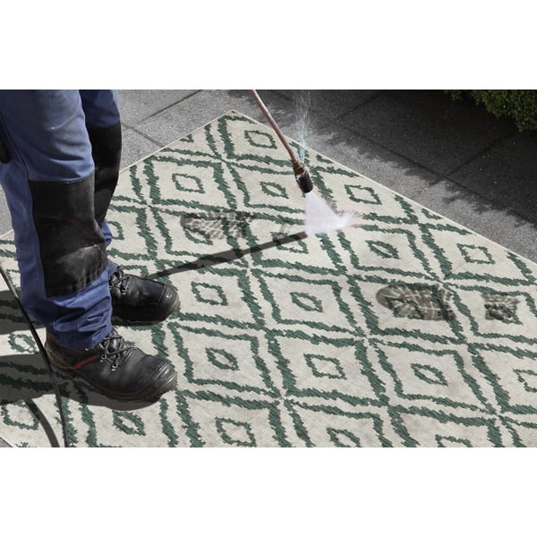 Zeleno-bijeli vanjski tepih NORTHRUGS Rio, 200 x 290 cm-image-1
