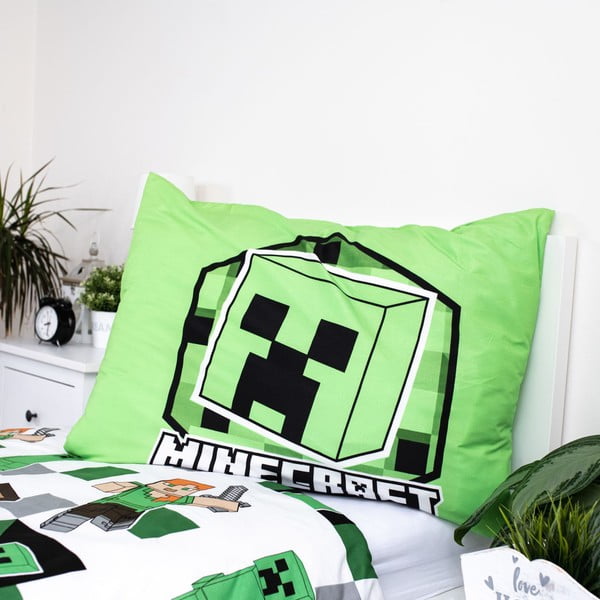 Dječja posteljina za krevet za jednu osobu od mikrovlakana 140x200 cm Minecraft – Jerry Fabrics-image-4