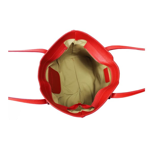 Crvena kožna torbica Lampoo Kappa-image-2