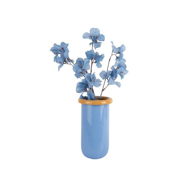 Plava staklena vaza (visina 25 cm) Plegado  – PT LIVING-image-3