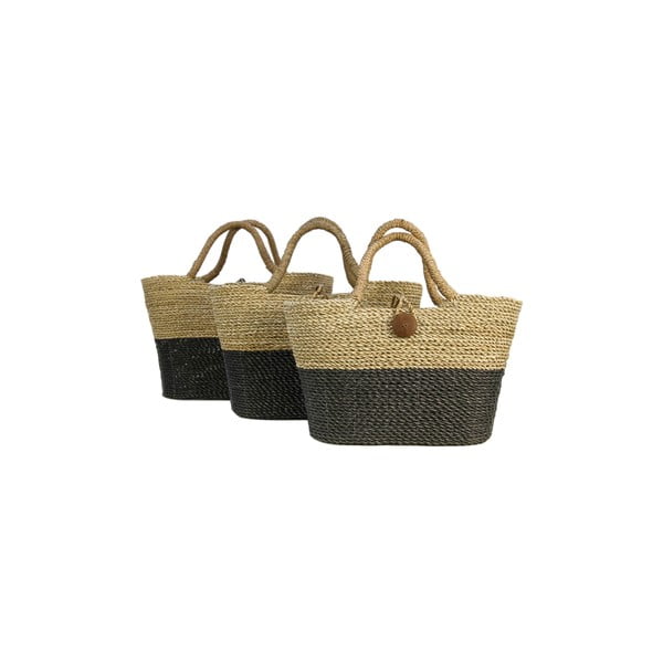 Set od 3 košare za pohranu morske trave HSM kolekcija Basket Set Duro