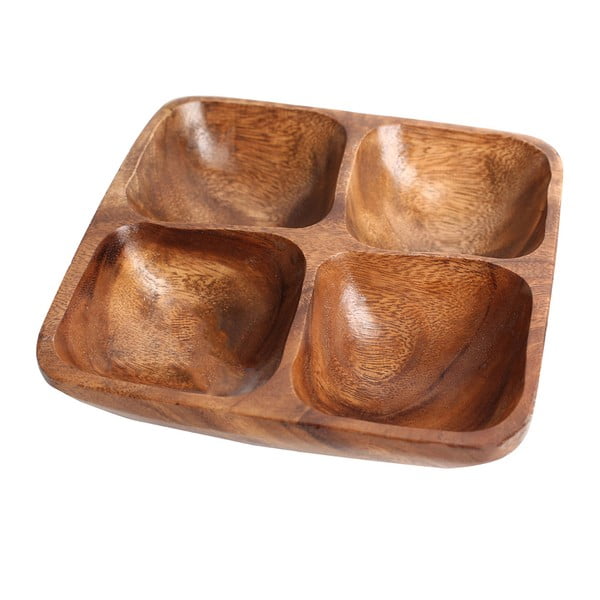 Smeđa drvena posuda za posluživanje Kora – Premier Housewares-image-2