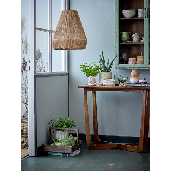 Svijetlo zelena viseća vitrina od masivne jele 81x122x18 cm Hazem – Bloomingville-image-3