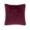 Tamnoljubičasti jastuk Tiseco Home Studio Velvety, 45 x 45 cm