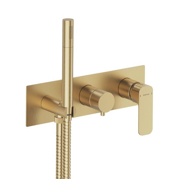 Ugrađena slavina za tuš u zlatnoj boji (s 3 izlaza) Spy – Sapho-image-2